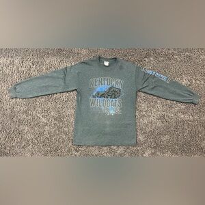 University Of Kentucky Wildcats Long Sleeve Tshirt Men’s Medium Cotton Blend